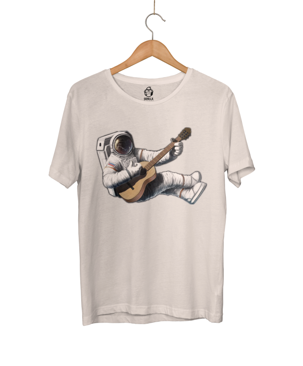 Space Guy Playing Guitar